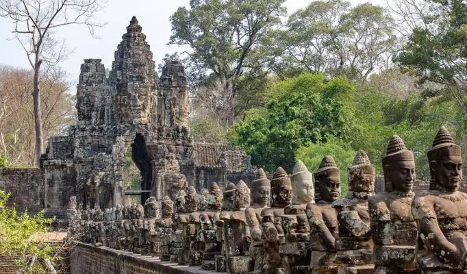 the majestic Angkor Wat